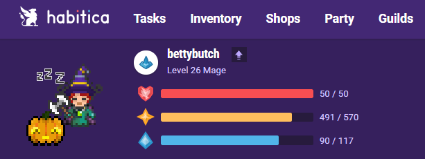 How I Use Habitica For Sex Blogging Betty Butch 3303