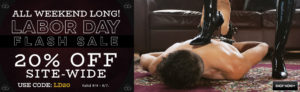 Stockroom banner for their labor day sale.