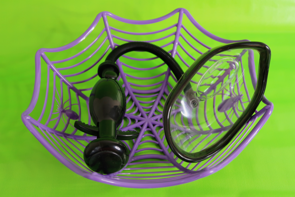 A close-up view of the Fetish Fantasy Pump's uniquely shaped cup.